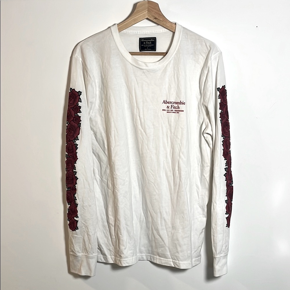 Abercrombie & Fitch Men’s Long Sleeve Crewneck Shirt